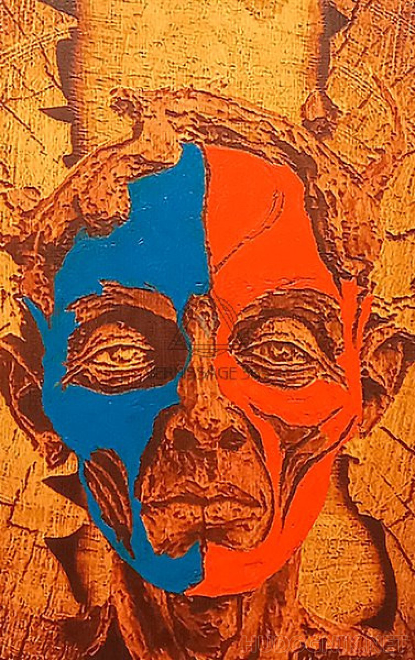 Life in half... Sometimes blue, sometimes red!