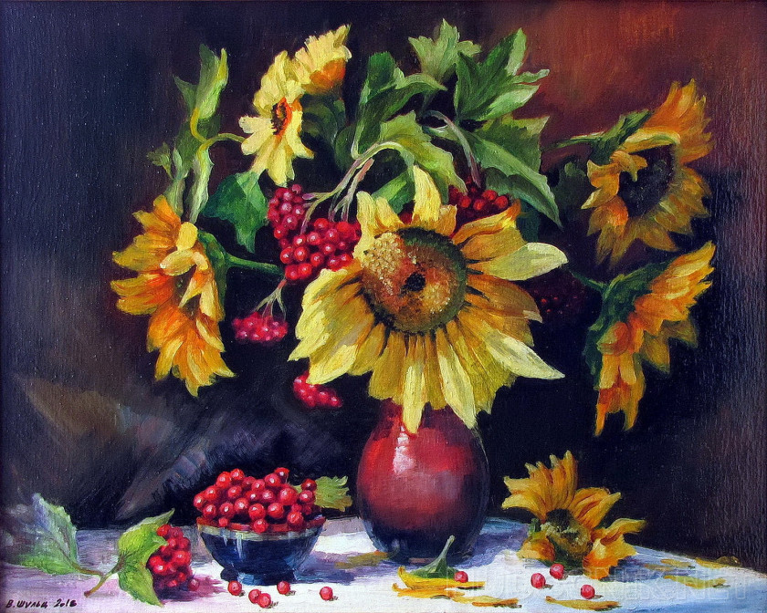 Bouquet of sunflowers