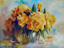 Bouquet of yellow roses