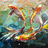 Koi Carps. Japanese Goldfish for Good Luck #30