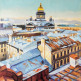 Заснеженные крыши