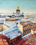 Заснеженные крыши