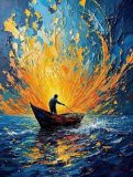 Fisherman with nets