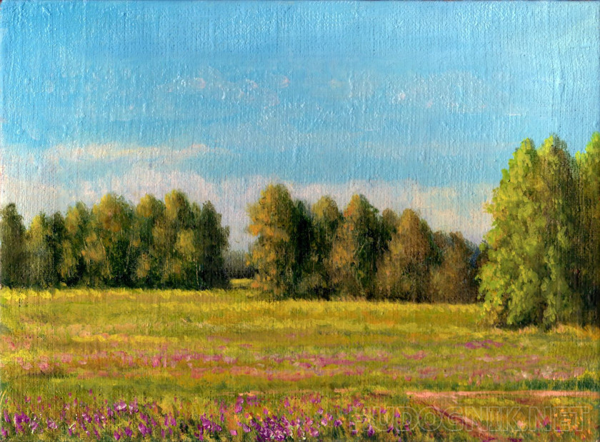 Among the Fields. July 3