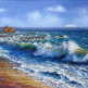 Синее море, пена белая