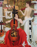 Reproduction of Igor Samsonov &quot;Cello Player&quot;