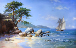 В открытое море...
