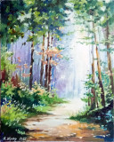 A path in the forest