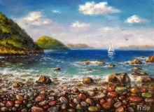 Sea pebbles