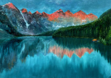 Morning in the mountains
