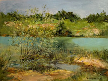 Lago azul, zhigulevsk
