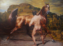 man and horse