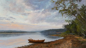 Quiet Evening. Angara River