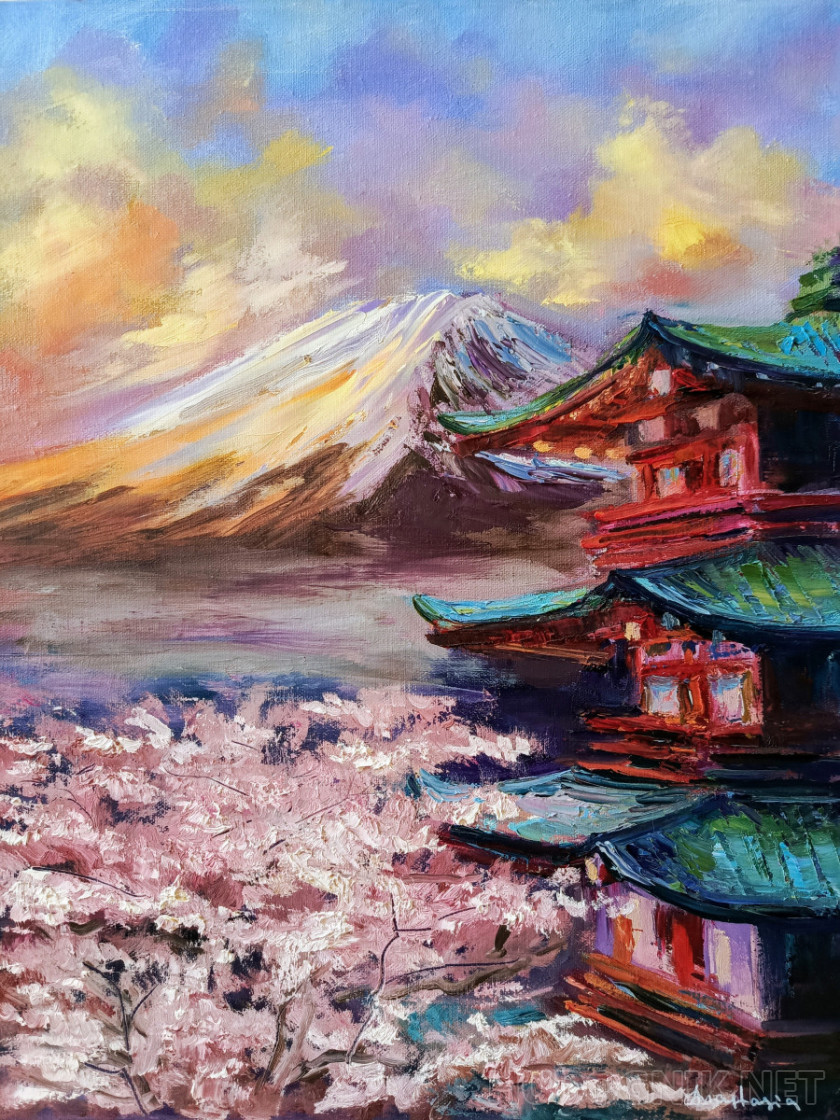 Fuji sunset