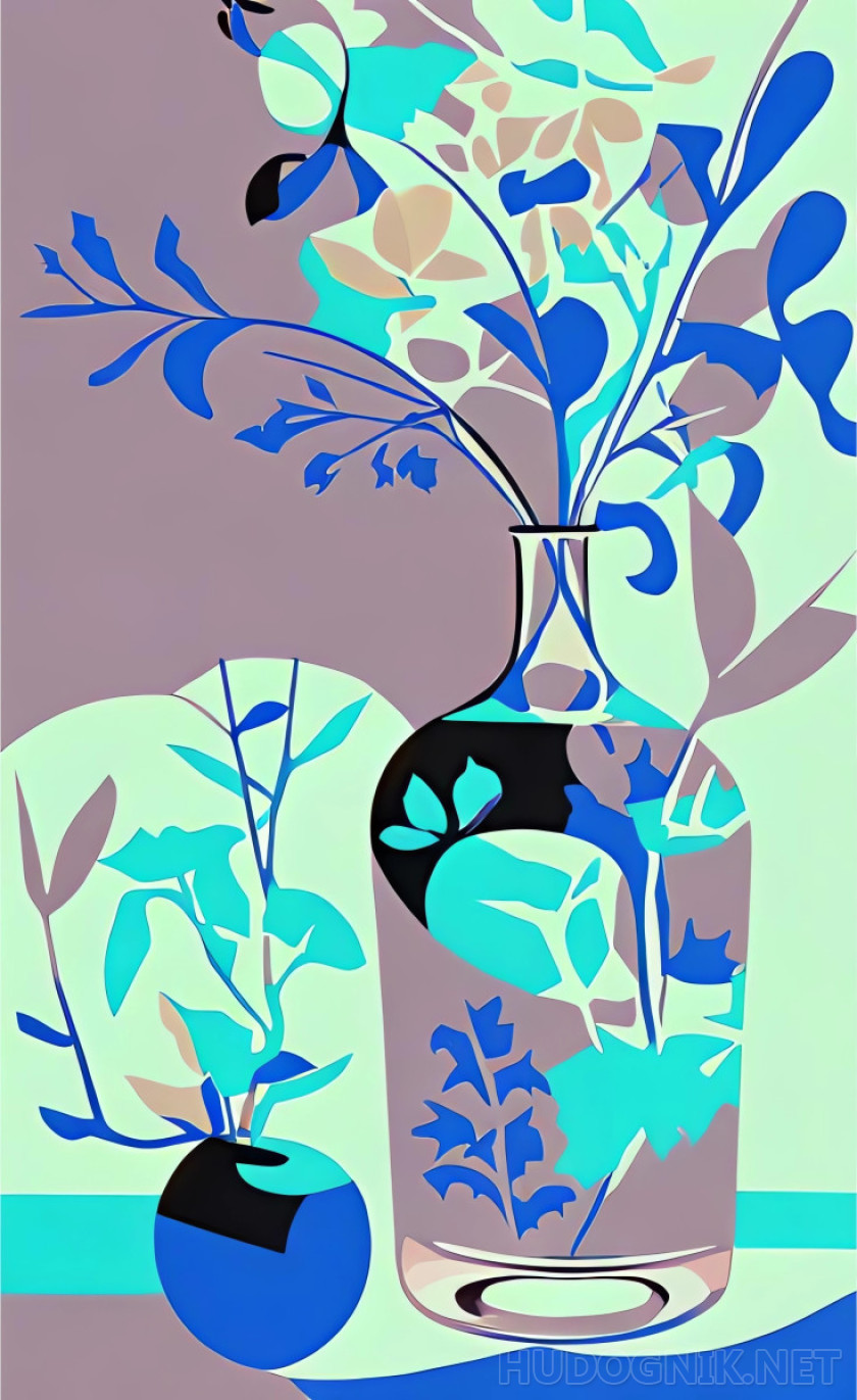 Blue still life