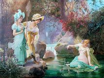 Copy of Hans Zatzka's "Water Idyll"