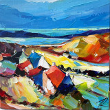 A village on the seashore