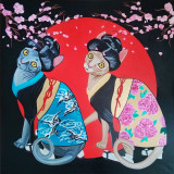 Geisha cats