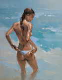 La niña y el mar