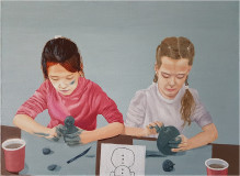 Working with clay