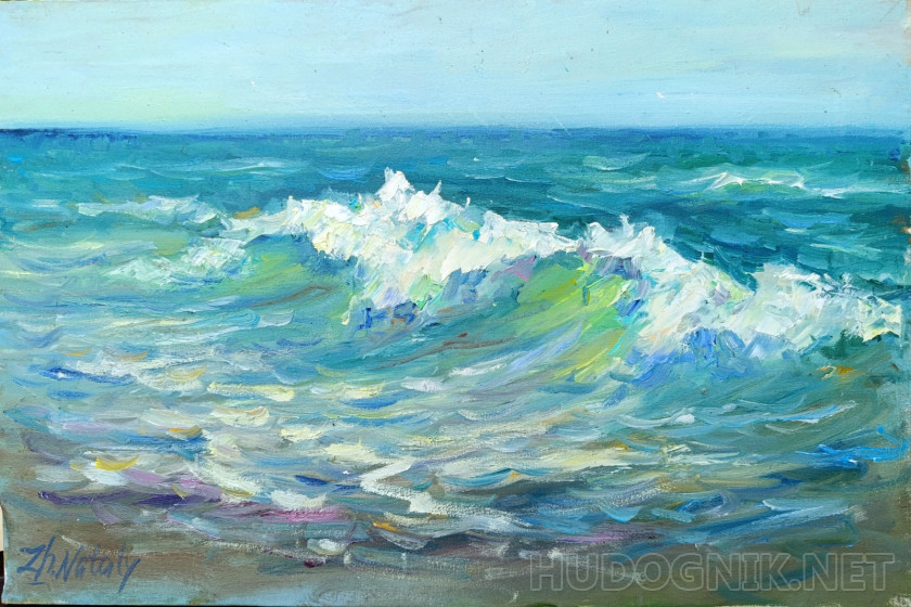 Волна. Чёрное море. Пленэр Ж.Натали