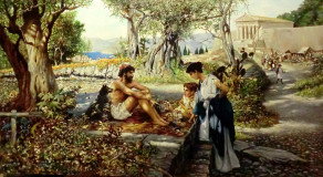 Greek Merchant (Road to the Shrine) cop from Semiradsky