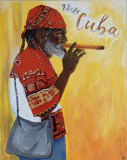 Cuban man with a cigar