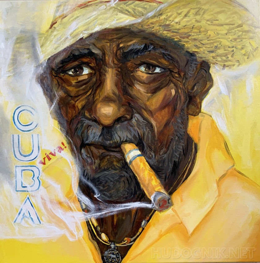 Cuban man with a cigar