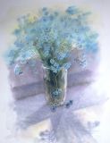 Bouquet of forget-me-nots