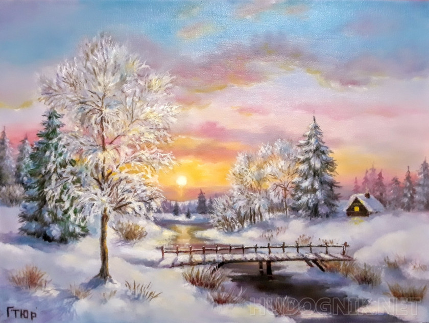 Puesta de sol de invierno
