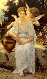 Amor joven (copia Bouguereau)