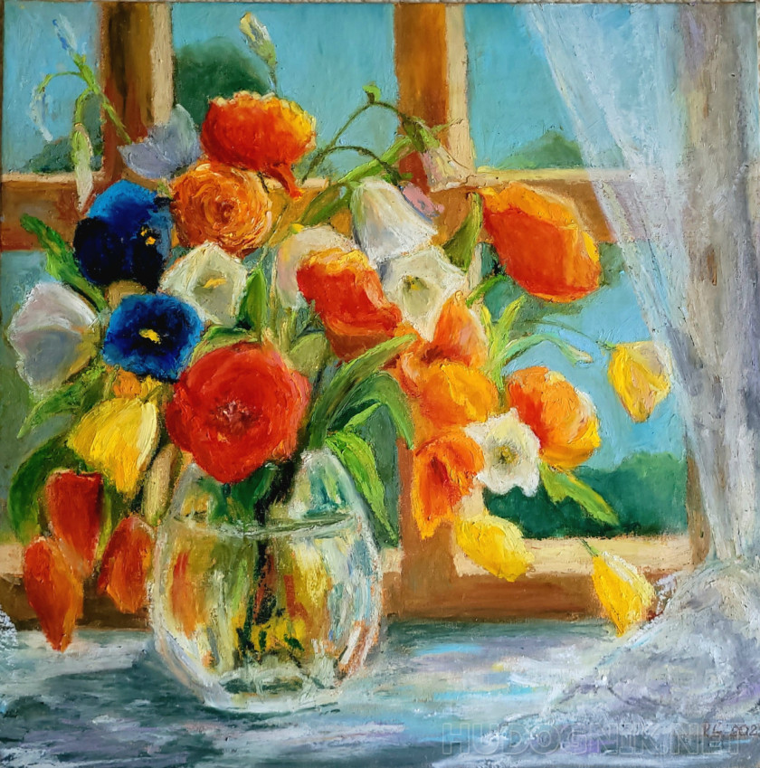 Orange flowers