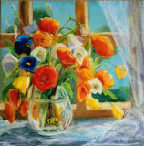 Orange flowers
