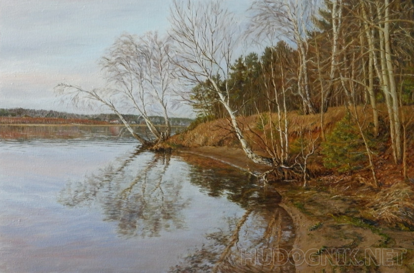 Tarde de otoño en el río