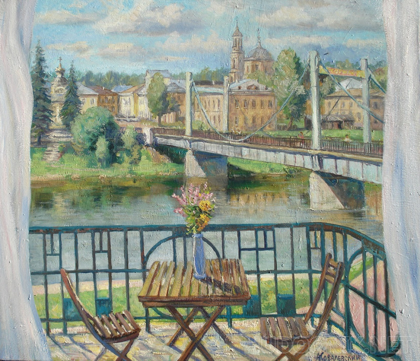 View from the window on Tvertsa