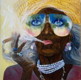 Cuba con un cigarro