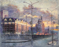 At the embankment of the Obvodny Canal