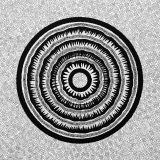 Angry Vinyl record Plate Black and White Abstract art