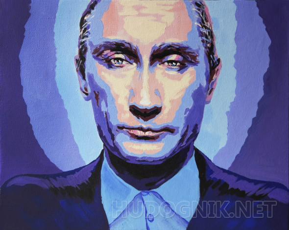 Картина Мистический Путин. Размеры: 50x40, Год: 2017, Цена: 57000 ...