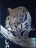 Leopardo plateado
