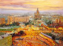 «Москвою привык я гордиться…». Вид на высотку на Котельнической набережной
