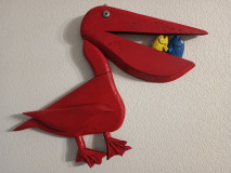 A red Pelican and no politics.
