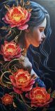 La chica de las flores