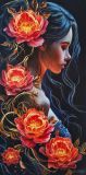 La chica de las flores
