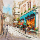 The aroma of morning coffee in Paris
