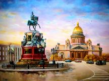 Plaza de San Isaac en San Petersburgo