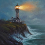 Lighthouse in the night