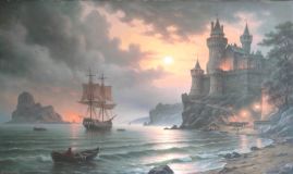 Paisaje con faro