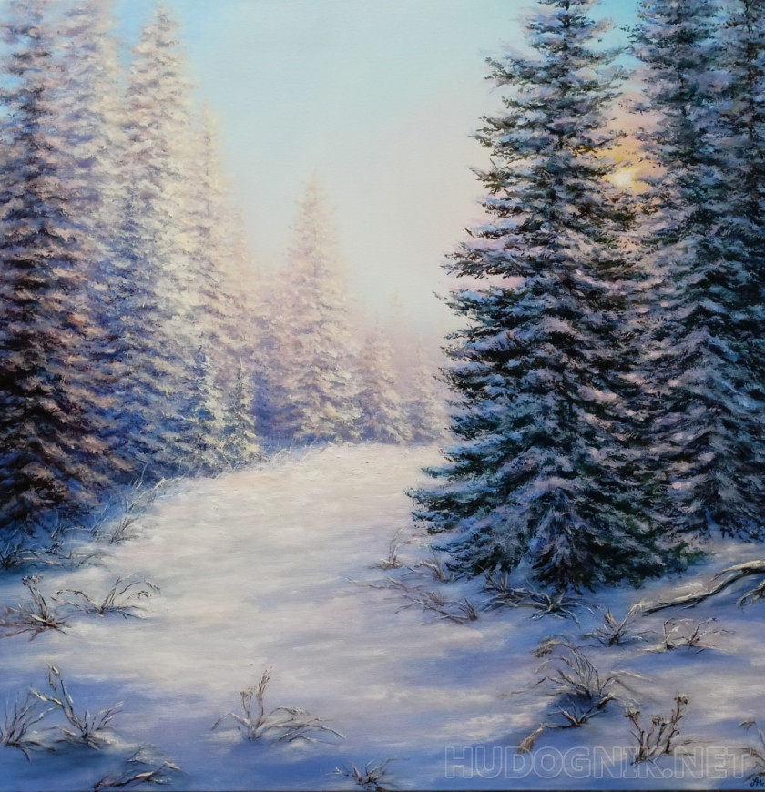 Прогулка в зимнем лесу