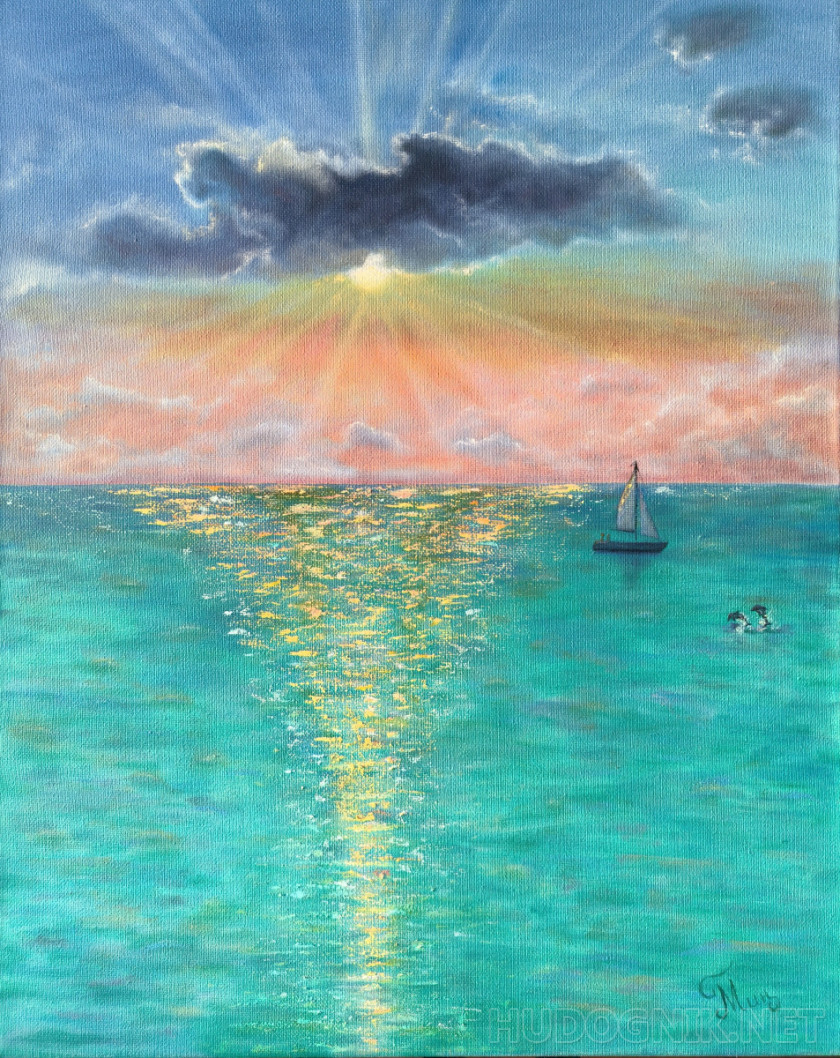 Море, парусник